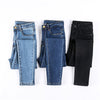 JUJULAND Jeans Female Denim Pants Black Color Womens Jeans Donna Stretch Bottoms Skinny Pants For Women Trousers 8175
