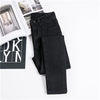 JUJULAND Jeans Female Denim Pants Black Color Womens Jeans Donna Stretch Bottoms Skinny Pants For Women Trousers 8175