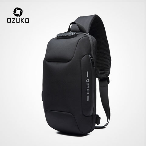 OZUKO 2019 New Multifunction Crossbody Bag for Men Anti-theft Shoulder Messenger Bags Male Waterproof Short Trip Chest Bag Pack