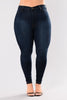 Women Plus Size Stretch Denim Skinny Jeans Pants High Waist Trousers Jeans