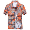 Mens Summer Beach Hawaiian Shirt 2018 Brand Short Sleeve Plus Size Floral Shirts Men Casual Holiday Vacation Clothing Camisas