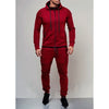 Tracksuit men sport suit running gym clothing casual hoodies tracksuit set men zipper sweatshirt+pant jogger suit chandal hombre