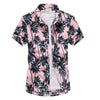 Mens Summer Beach Hawaiian Shirt 2018 Brand Short Sleeve Plus Size Floral Shirts Men Casual Holiday Vacation Clothing Camisas