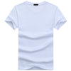 2019 High Quality Fashion Mens T Shirts Casual Short Sleeve T-shirt Mens Solid Casual Cotton Tee Shirt Summer Clothing 5XL TX112