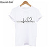 2018 Large Size New Harajuku Love Printed Women T-shirts Casual Tee Tops Summer Short Sleeve Female T shirt Women Clothing