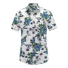 2019 New Summer Mens Short Sleeve Beach Hawaiian Shirts Cotton Casual Floral Shirts Regular Plus Size 3XL Mens clothing Fashion