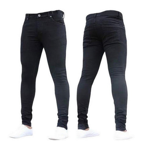 NIBESSER mens brand Skinny jeans Pant Casual Trousers 2018 denim black jeans homme stretch pencil Pants Plus Size streetwear 3XL