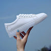 HOT Women Sneakers Fashion Breathble Vulcanized Shoes Pu leather Platform Lace up Casual White Tenis Feminino Zapatos De Mujer 9