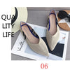 New Women's Casual flats bailarinas luxury Brand Shallow Mouth Pointed Ballet Female Boat Shoes wool Knitted Maternity loafers