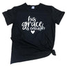 his grace is enough T-Shirt Christian jesus Gray Clothing Tee His Grace is sufficient Cotton Graphic Tops Slogan Outfits S-3XL