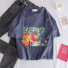 women shirts 2019 summer casual letter printed t shirt harajuku ulzzang short sleeve O-neck basic t-shirts womens clothing tops